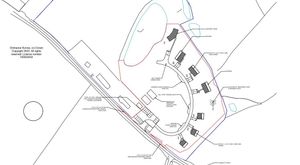 The proposed holiday lodges on Butt Lane, Ranton, near Stafford. Image from planning application.