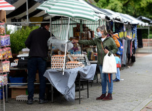 A wide range of stalls were open at Cannock market