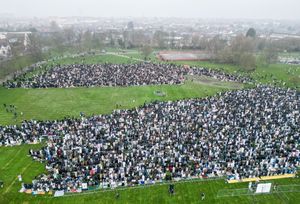 Eid celebrations at Small Heath Park, Birmingham. March 20, 2026. 