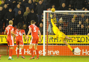 Liam Roberts has had an outstanding season between the sticks at Walsall.