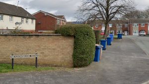 Ambulance crews treated a man in Meadowbrook Road.