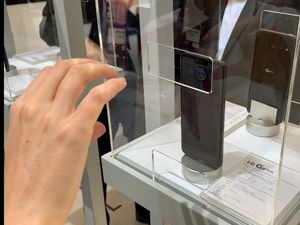 Supporting image for story: LG’s new phone reads your palm to unlock