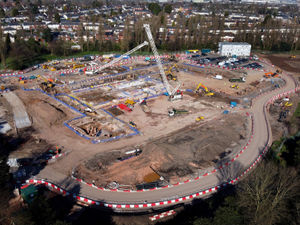 Supporting image for story: Work resumes on Commonwealth Games aquatics centre after coronavirus safety measures put in place