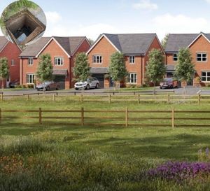A drainage ditch has been approved as part of a scheme to build 100 homes on the edge of Wem. Picture: Permission Homes