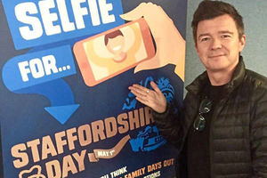 Supporting image for story: He won't desert us: Rick Astley backs Staffordshire Day