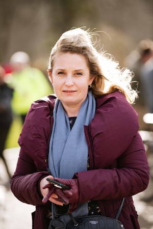 Ukrainian born Oksana Chapman attended the vigil