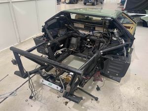 Work to restore the Aston Martin Bulldog is underway
