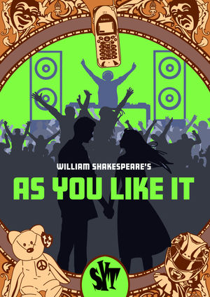 Poster for the SYT production of AS YOU LIKE IT 