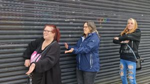 There were people dancing on the street