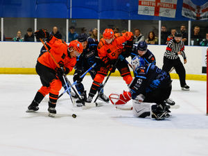 Supporting image for story: Coach hails spirit after back-to-back overtime wins for Telford Tigers