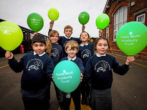 Supporting image for story: Two Shropshire primary schools celebrating joining forces as an academy