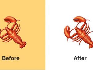 Supporting image for story: The lobster emoji has finally been corrected to show it has 10 legs