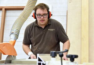 George Hartshorne, Apprentice Bench Joiner at Morris Joinery  