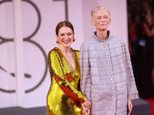 Supporting image for story: Tilda Swinton and Julianne Moore embrace longest standing ovation at Venice