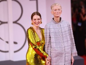 Supporting image for story: Tilda Swinton and Julianne Moore embrace longest standing ovation at Venice