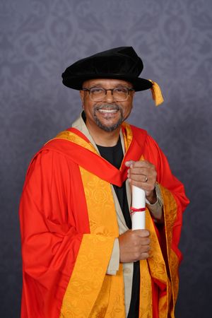 David Odusanya was awarded the prestigious Honorary Doctor of Design