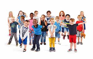 The stars of the show - front Row, from left, Taylor, Nathaniel, Lola, Theo.Middle row; Joe, Tyler, Jadzia, Tia, Jack, Ace and Elliot. Back Row; Lara, Ava May, Ivar, Charlotte and Zoey.