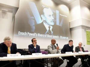 Supporting image for story: Enoch Powell: Rivers of Blood legacy debated at Wolverhampton Literature Festival
