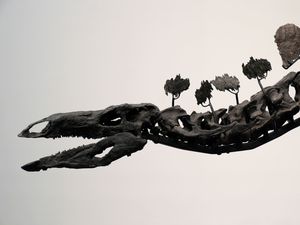 Supporting image for story: Stegosaurus fossil sets dinosaur auction record with near 45 million dollar sale