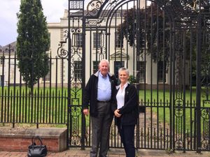 Supporting image for story: Couple handed keys to the White House... in Cannock