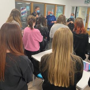 Police engaged in education activity 