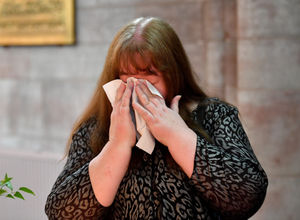 Mum Sonia Leigh was at the emotional meeting