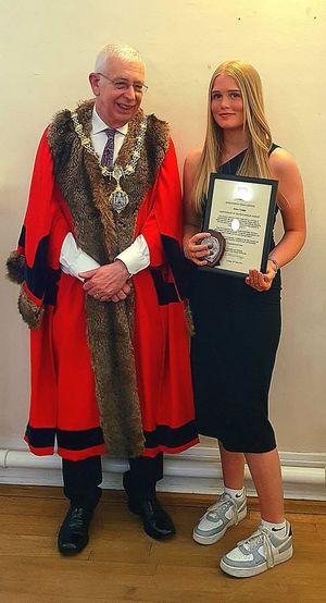 Eden with Mayor Cooper