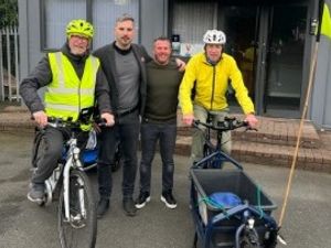 Supporting image for story: Finance firm supports bike delivery scheme