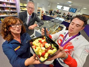 Supporting image for story: Olympic medallist Kristian Thomas helps launch new Wolverhampton cafe