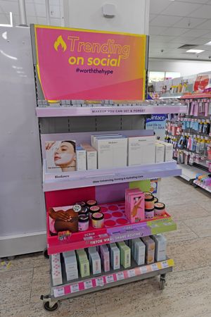 New trending products available for the first time at Boots at Merry Hill, Brierley Hill.