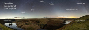 Elan Valley International Dark Sky Park. Images: Serydda.
 
