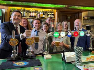 Supporting image for story: Delight for Telford real ale brewer after signature pint goes on sale in House of Commons bar