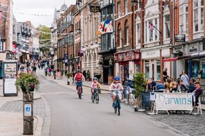 Shrewsbury Town Council will continue to support the town's movement strategy. Picture: Shropshire Council