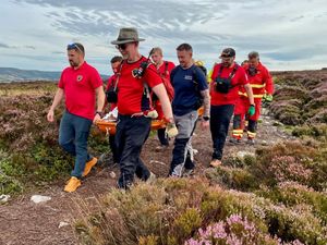 Supporting image for story: Hiker with 'multiple injuries' rescued and taken to hospital after fall at Shropshire beauty spot