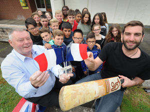 Supporting image for story: French visitors have wicket time in Shifnal