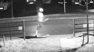 Police want help identifying this man, who was wearing a reflective tracksuit