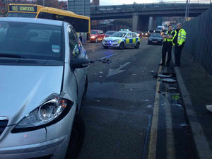 Supporting image for story: Three-car crash on Wolverhampton ring road