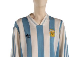 Supporting image for story: Boots and shirts worn by Maradona among trove of sports memorabilia for sale