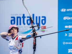 Supporting image for story: Newport archer Penny Healey is on top of the world