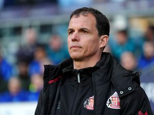 Sunderland head coach Regis Le Bris during the Sky Bet Championship play-off semi-final, first leg at Coventry