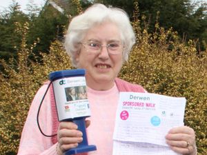 Supporting image for story: Olive limbers up for walk