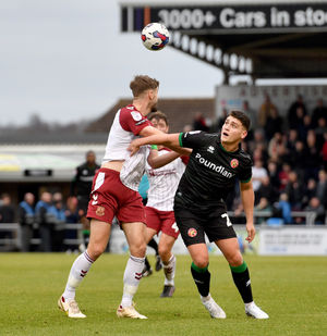 Walsall striker Matty Stevens