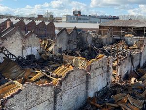Supporting image for story: Extent of fire damage to historic Wolverhampton factory revealed as planning application goes in