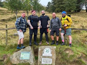 Supporting image for story: Intrepid climbers raise thousands for charity which cared for leader's sister in final days