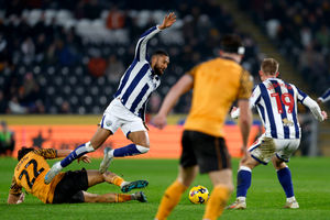 George Campbell in action at Hull. (Photo by Adam Fradgley/West Bromwich Albion FC via Getty Images)