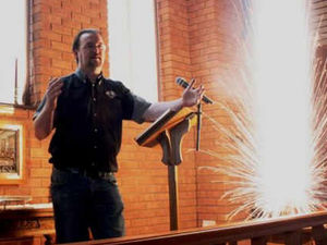 Supporting image for story: Preacher's funerals go with a blast