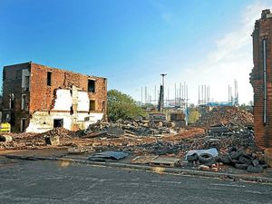 Supporting image for story: 'Lego building' plan for fire-ravaged Walsall leather factory site set to be refused