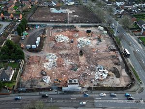 Supporting image for story: Watch: Wolverhampton's former F A Gill abattoir and sausage factory reduced to rubble ahead of new Lidl being built