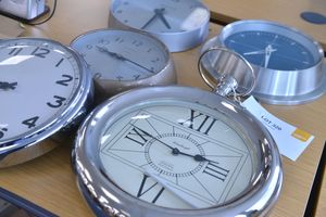 These clocks will be auctioned