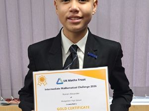 Supporting image for story: The numbers don't lie: Wolgarston High School shines in UKMT maths challenge